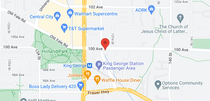 map of 3307 13696 100 AVENUE